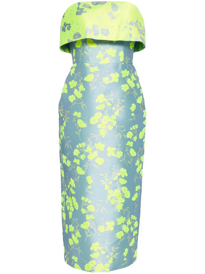 Floral Jacquard Dress