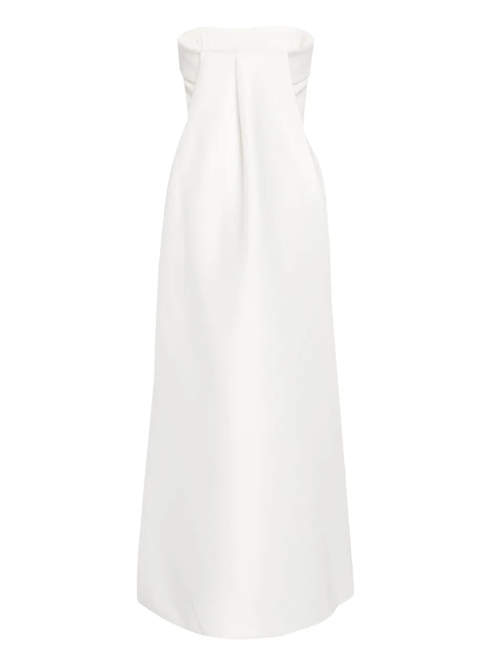Strapless Watteau-Back Dress