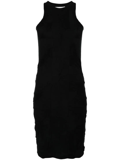 Gathered Panelled Mini Dress