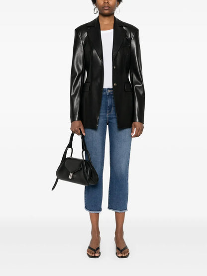 Straight.Leg Cropped Jeans