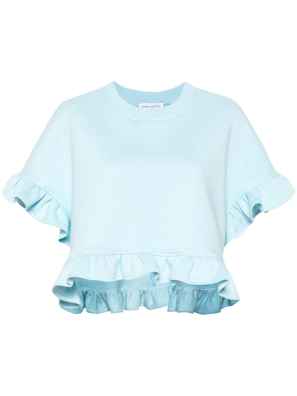 Baby Peony Ruffled Sweatshirt