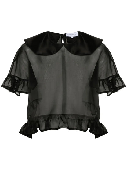 Dahlia Semi-Sheer Blouse
