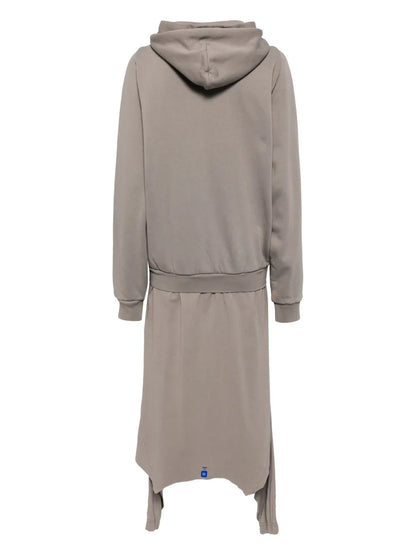 Layered Zip-Up Hoodie