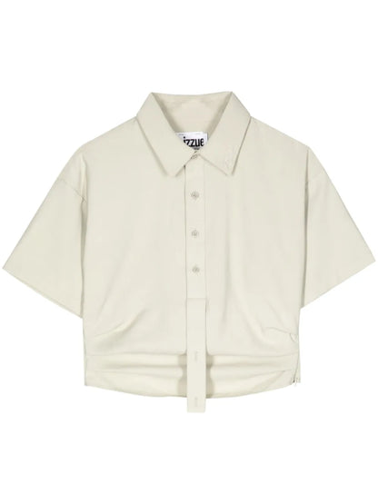 Cropped Polo Shirt
