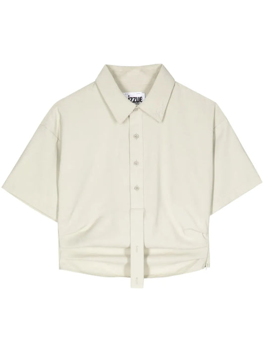 Cropped Polo Shirt