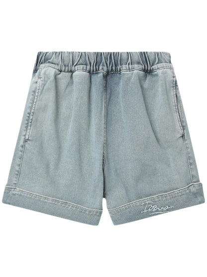 Logo-Embroidered Cotton-Blend Shorts