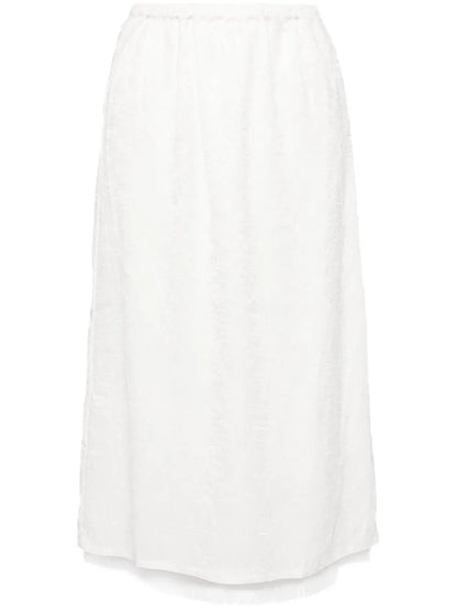 Satin Midi Skirt
