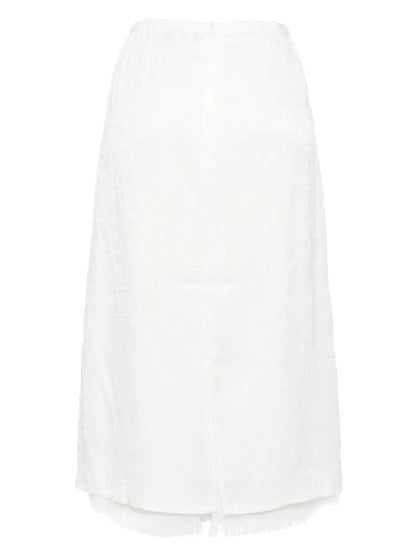 Satin Midi Skirt
