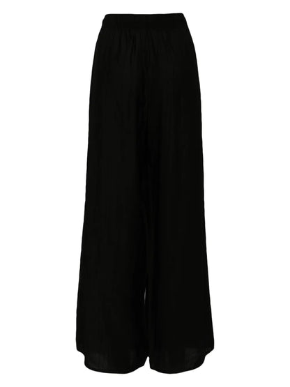 High-Waisted Wide-Leg Trousers