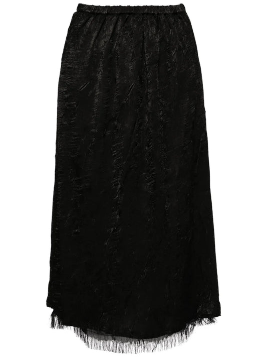 Velvet Midi Skirt