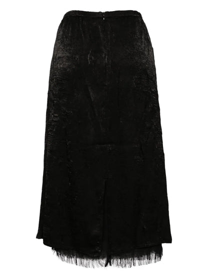 Velvet Midi Skirt