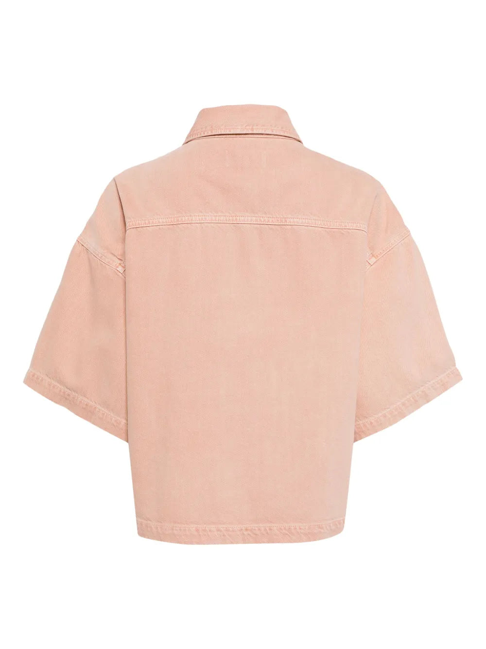 Rona Wide-Sleeve Denim Shirt