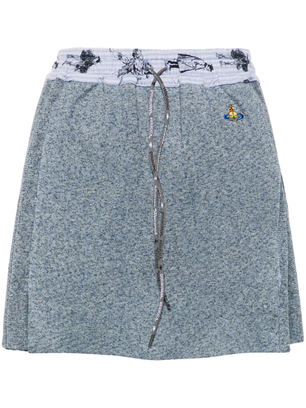 Kilt Bea Orb-Embroidered Mini Skirt