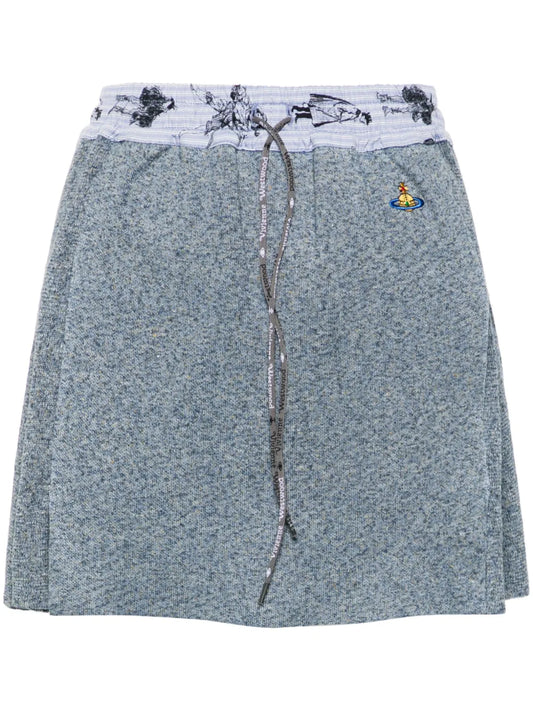 Kilt Bea Orb-Embroidered Mini Skirt