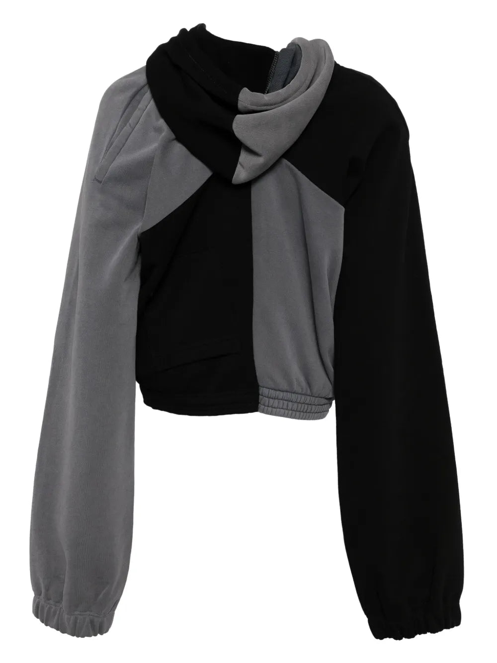 Panelled Colour-Block Hoodie