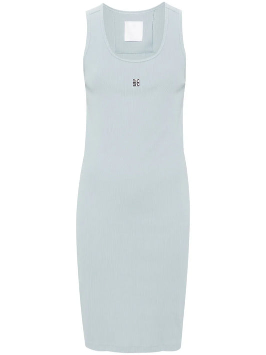 4G-Plaque Midi Dress