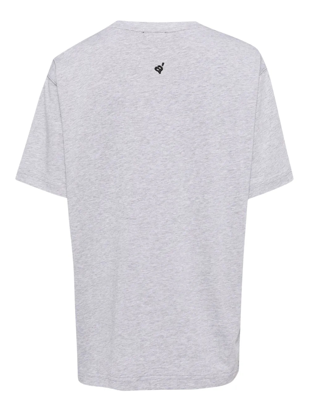 Slogan-Embroidered Cotton T-Shirt