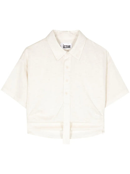 Cropped Polo Shirt