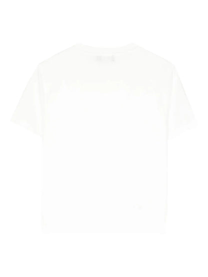 Gathered Crew-Neck T-Shirt