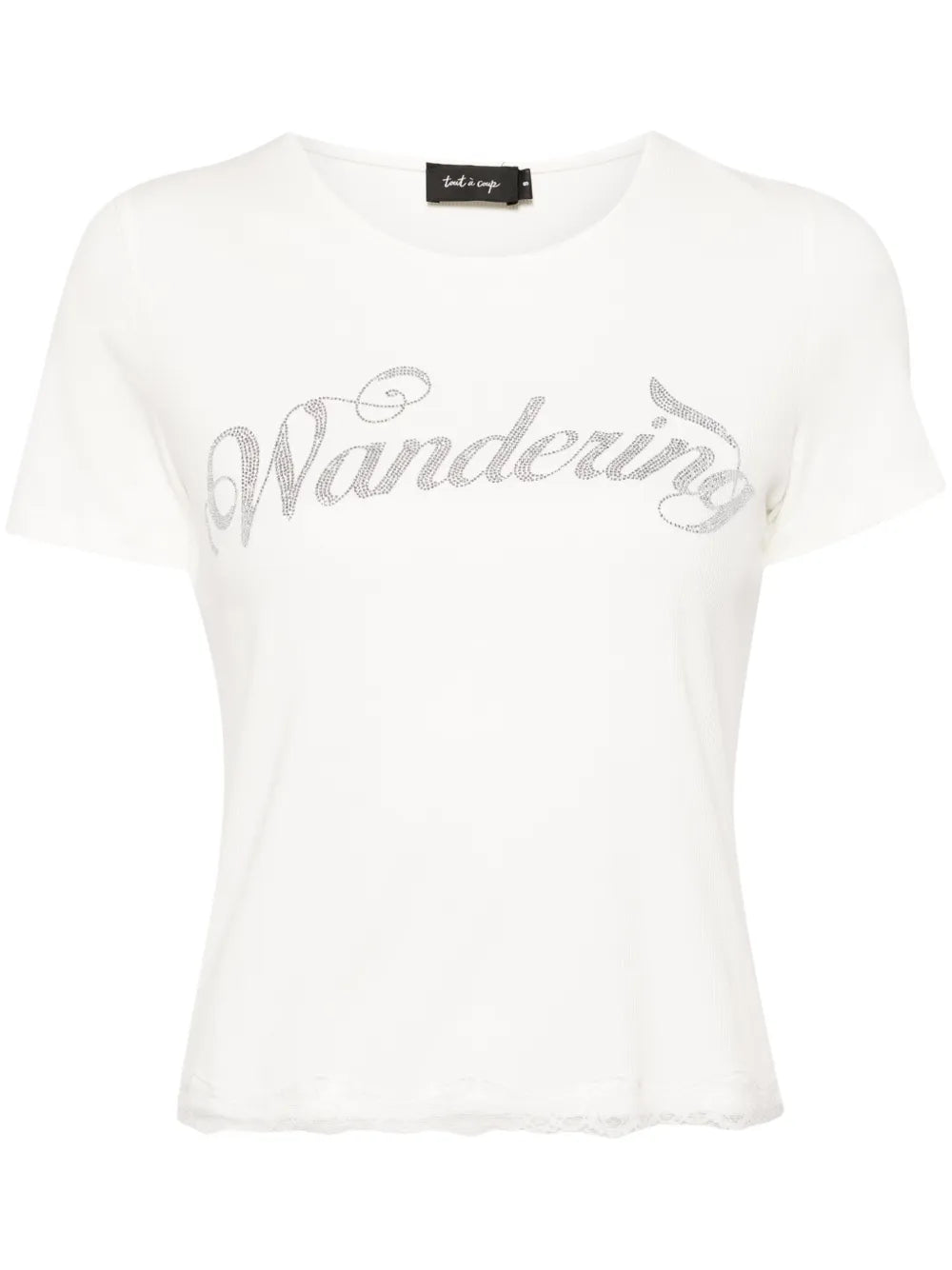 Crystal-Lettering T-Shirt