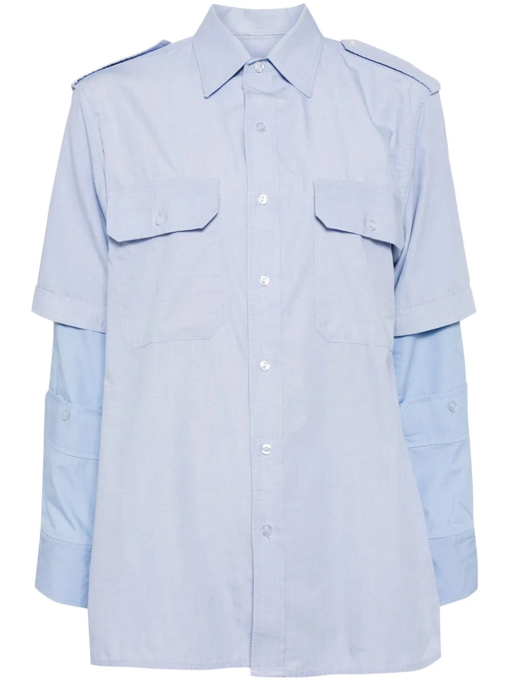 Layered Long-Sleeve Shirt