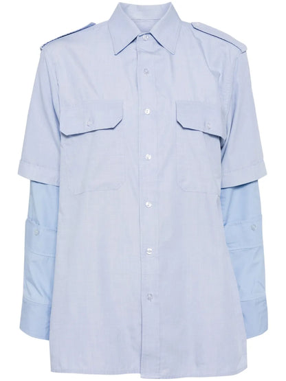 Layered Long-Sleeve Shirt