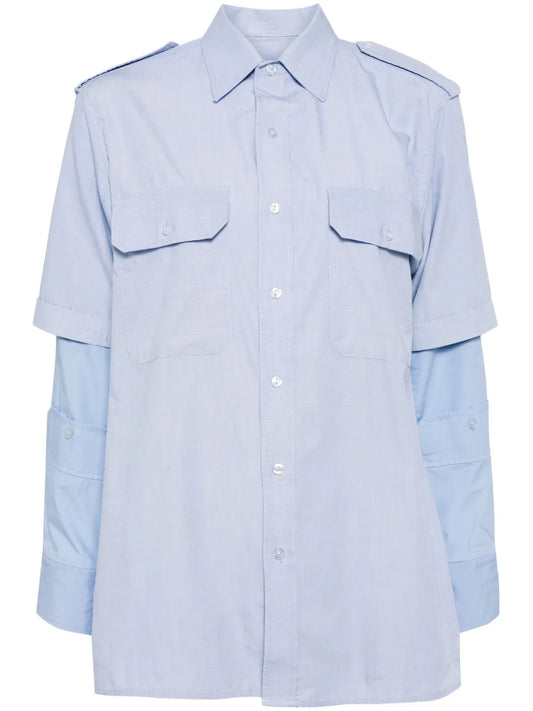 Layered Long-Sleeve Shirt