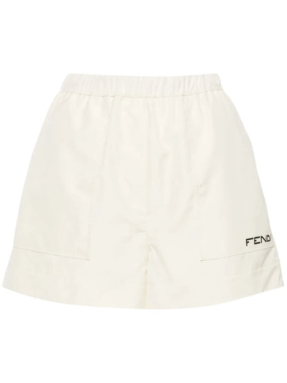 High-Waist Shell Shorts