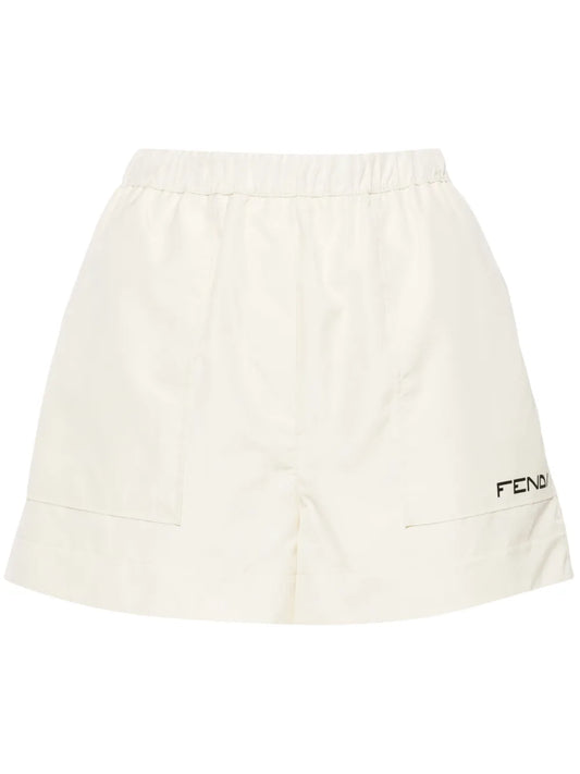 High-Waist Shell Shorts