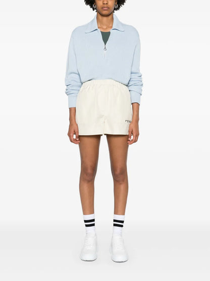 High-Waist Shell Shorts