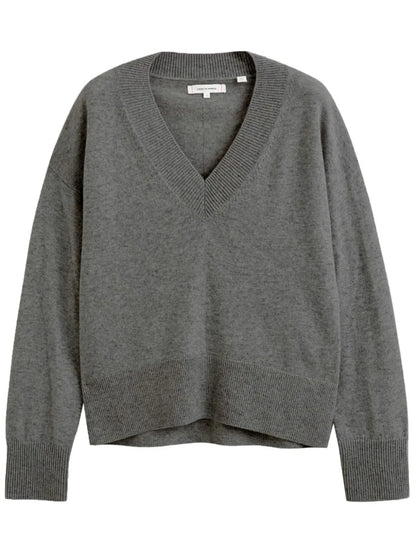 V-Neck Knitted Jumper