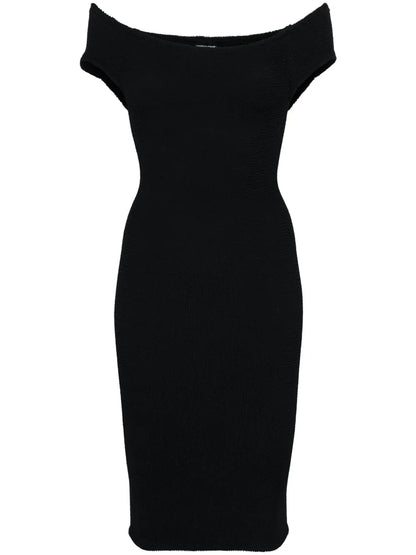 Grace Crinkled-Finish Dress