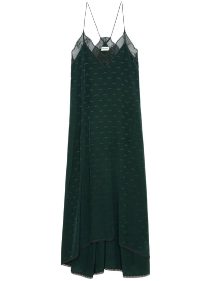 Logo-Print Slip Dress