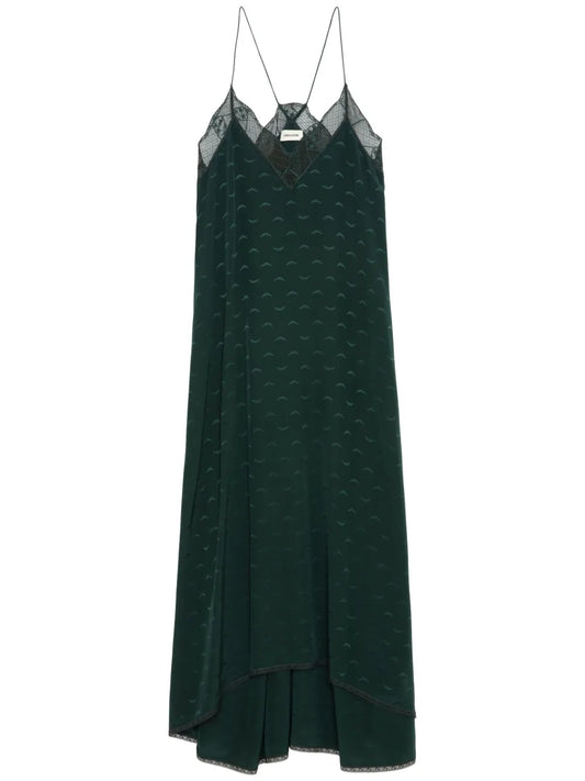 Logo-Print Slip Dress