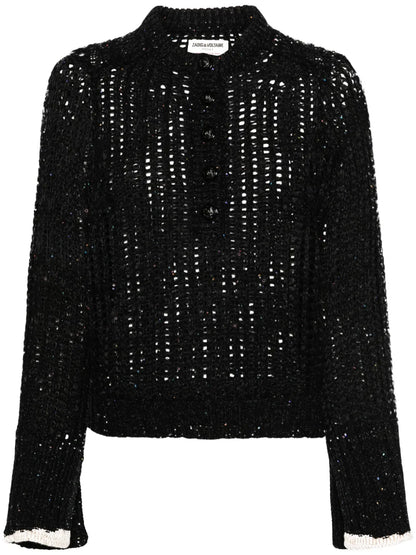 Sequin-Embellished Jumper