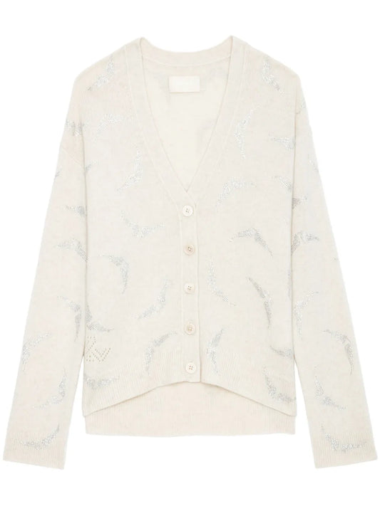 Mirka Strass Wings Cardigan