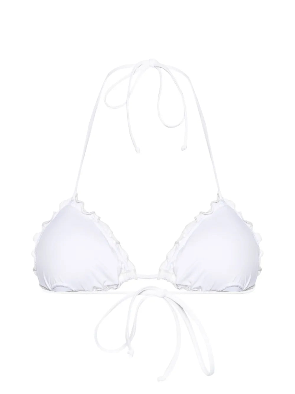 Saggitarius Floral-Embroidery Bikini Top