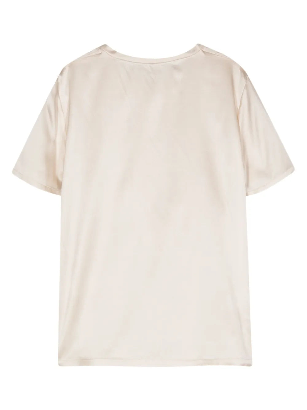 Crew-Neck Satin T-Shirt
