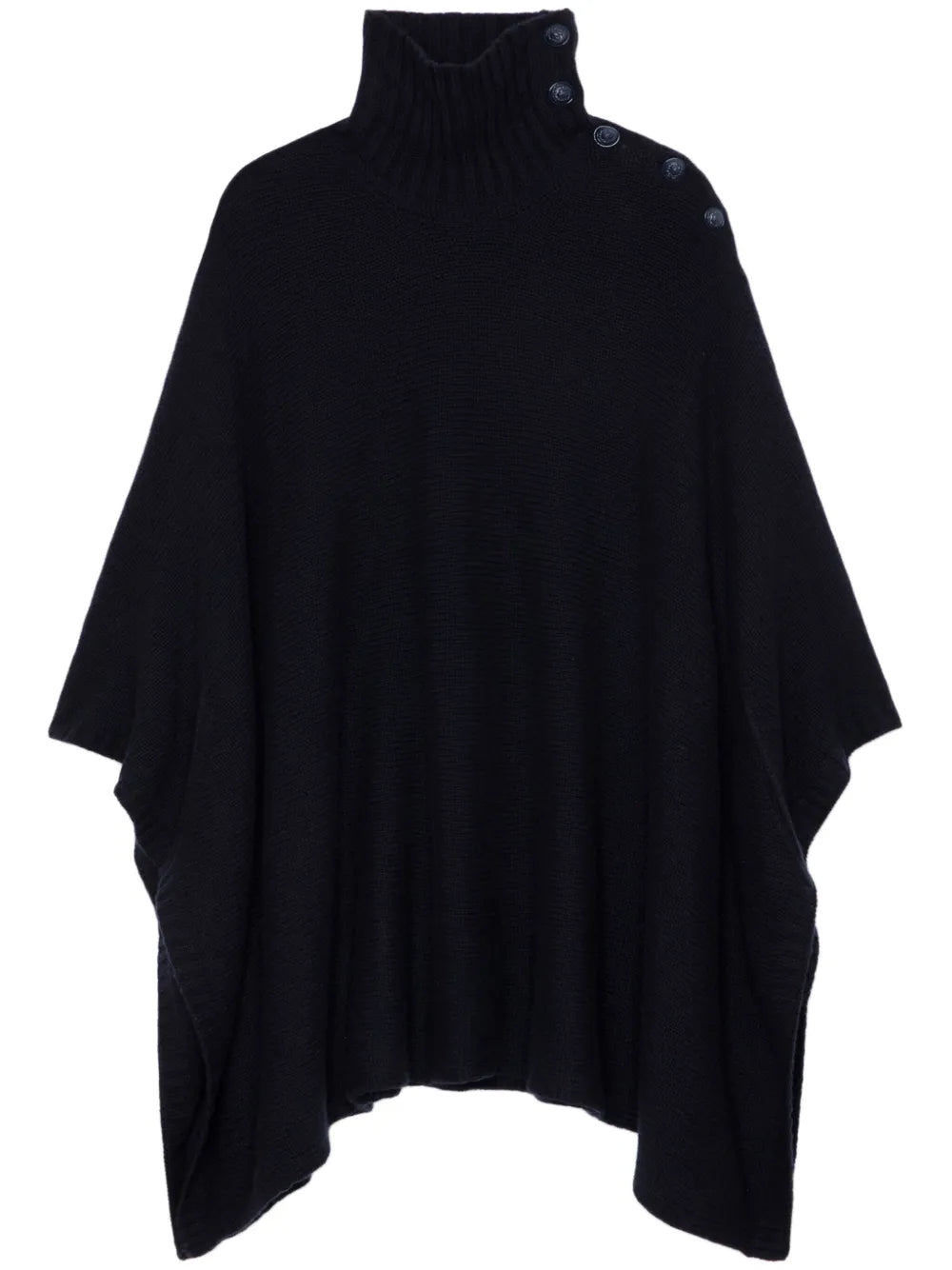 Cashmere-Blend Knitted Cape