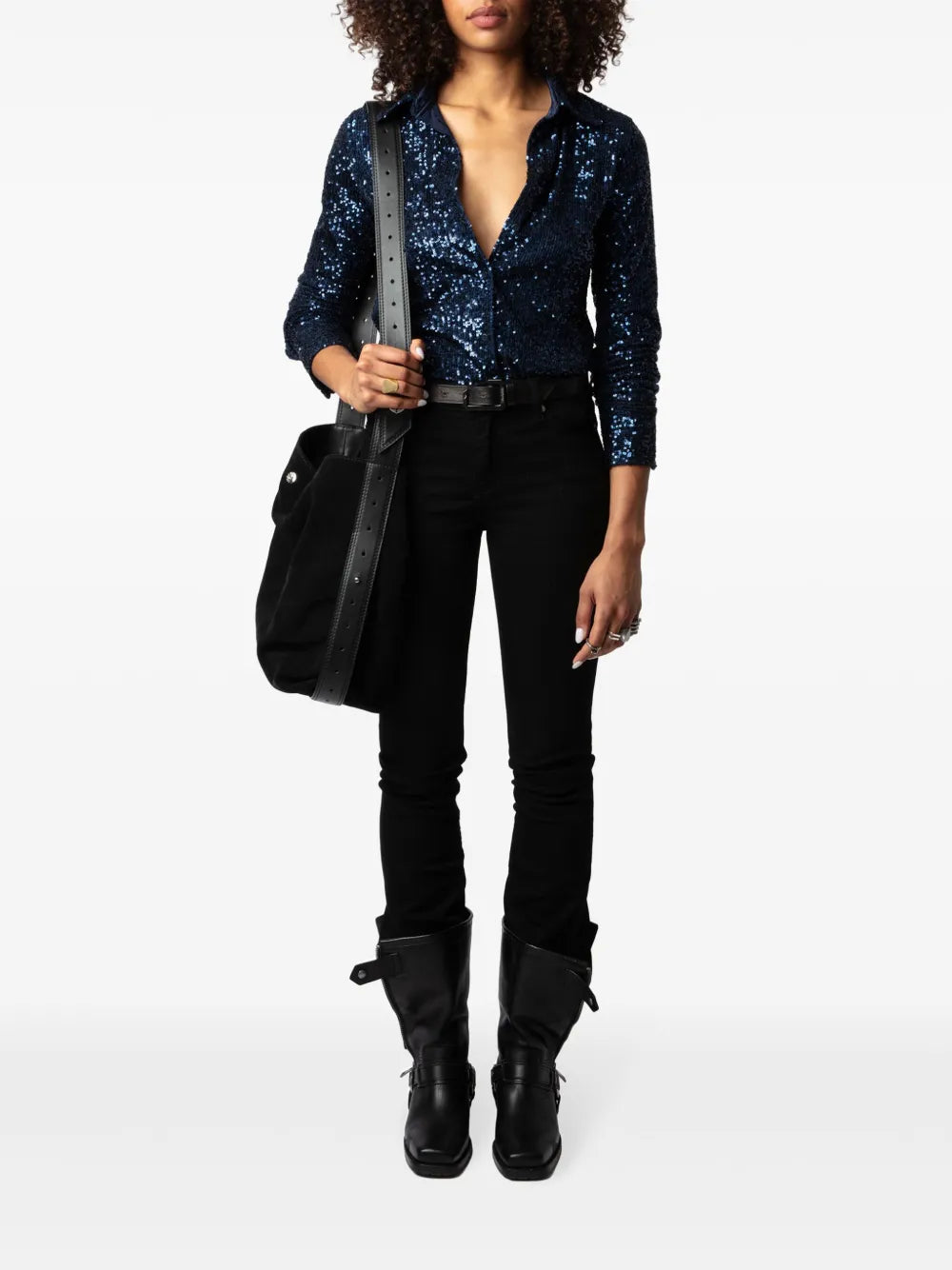 Tawny Sequins Shirt