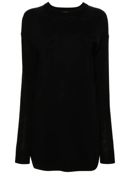 Open-Back Knitted Mini Dress