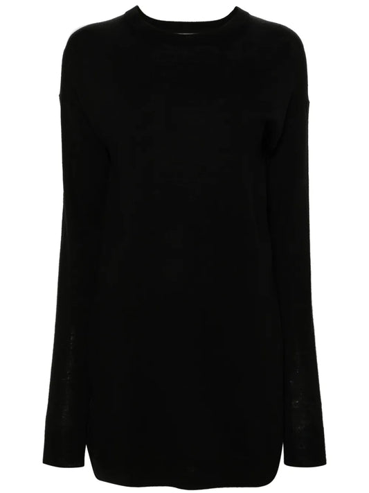 Open-Back Knitted Mini Dress