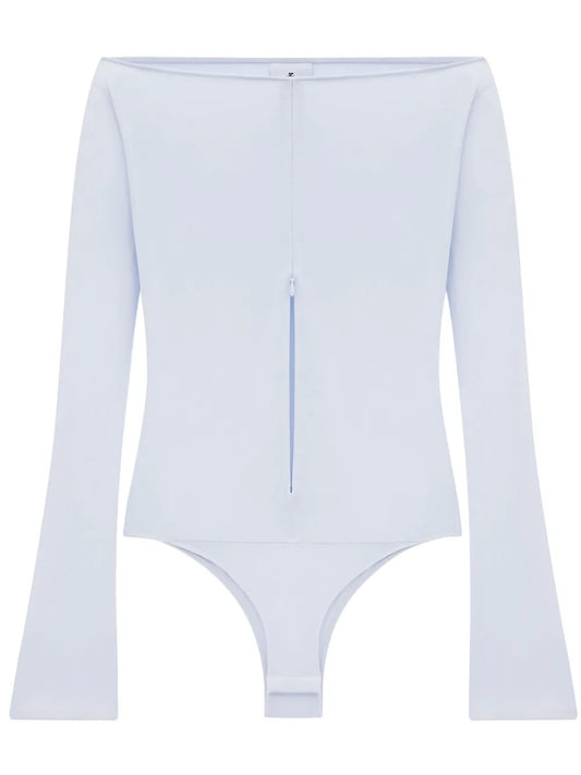 Off-Shoulder Zipped Bodysuit
