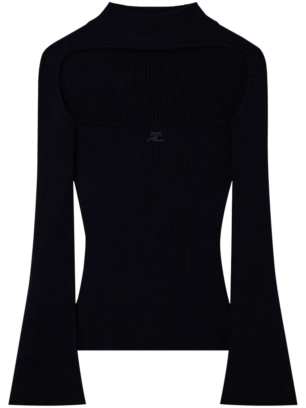 Cut-Out Ribbed Jumper