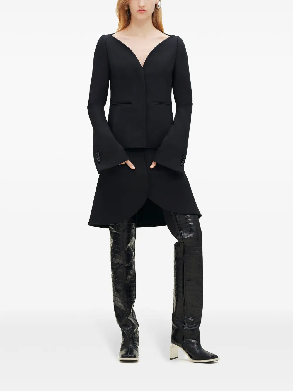 Ellipse Heritage Collarless Blazer