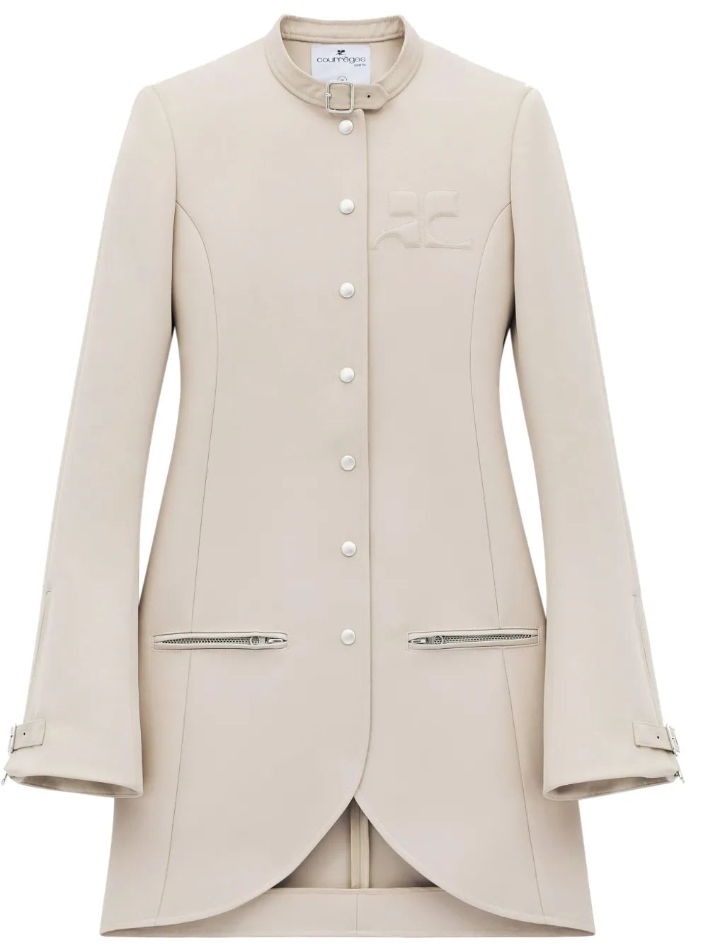 Ellipse Twill Asymmetric Coat