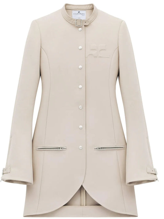 Ellipse Twill Asymmetric Coat