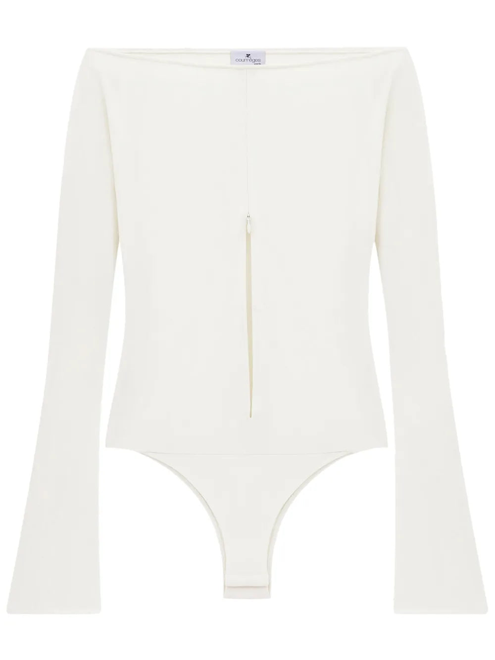 Off-Shoulder Zipped Bodysuit