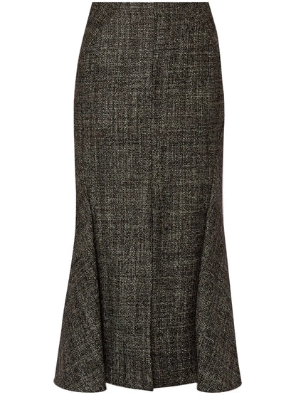 Fluted Midi Skirt
