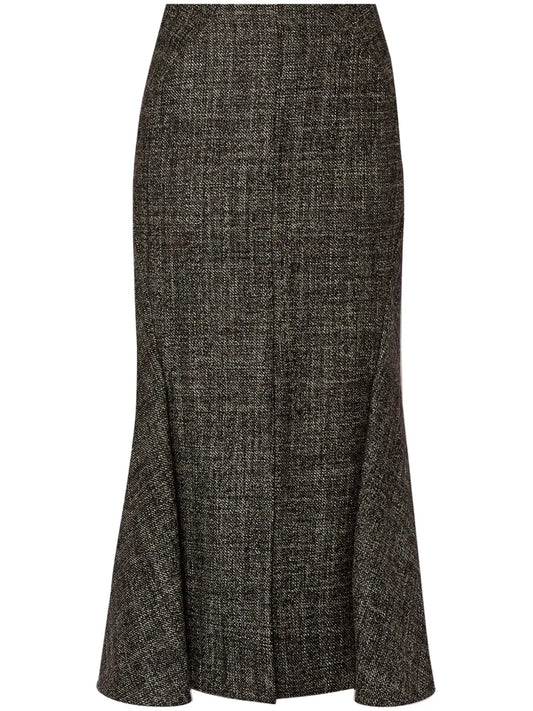 Fluted Midi Skirt